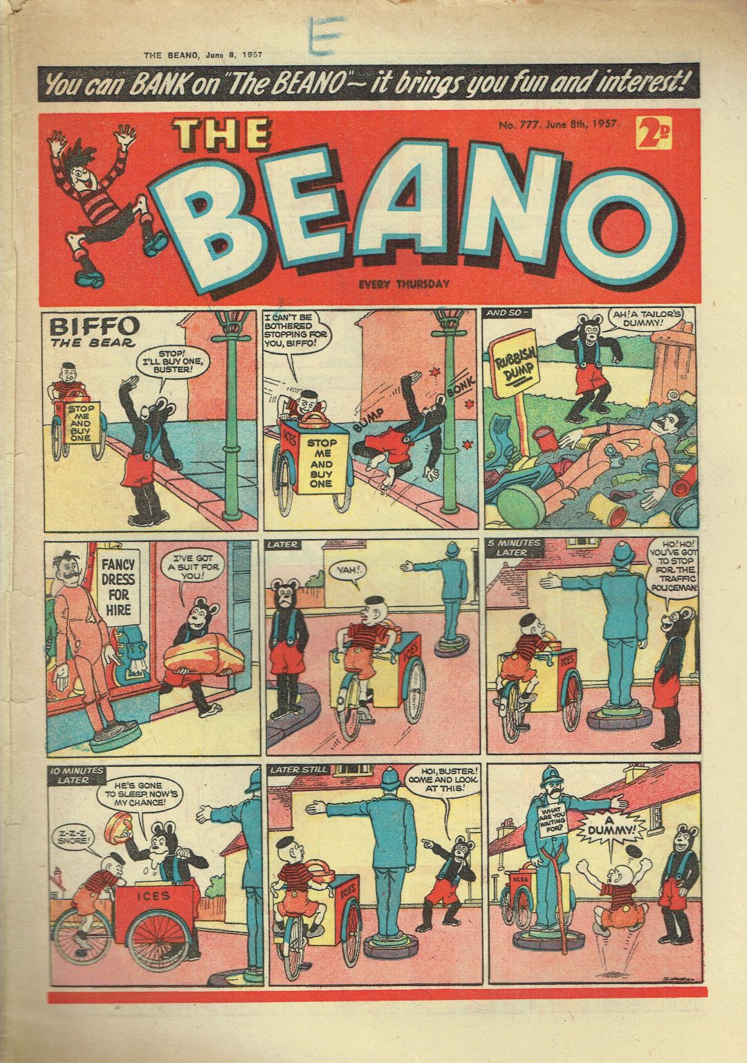 Beano Comic UK COMIC No 1509 JUNE 19TH 1971 LORD SNOOTY Vintage To ...