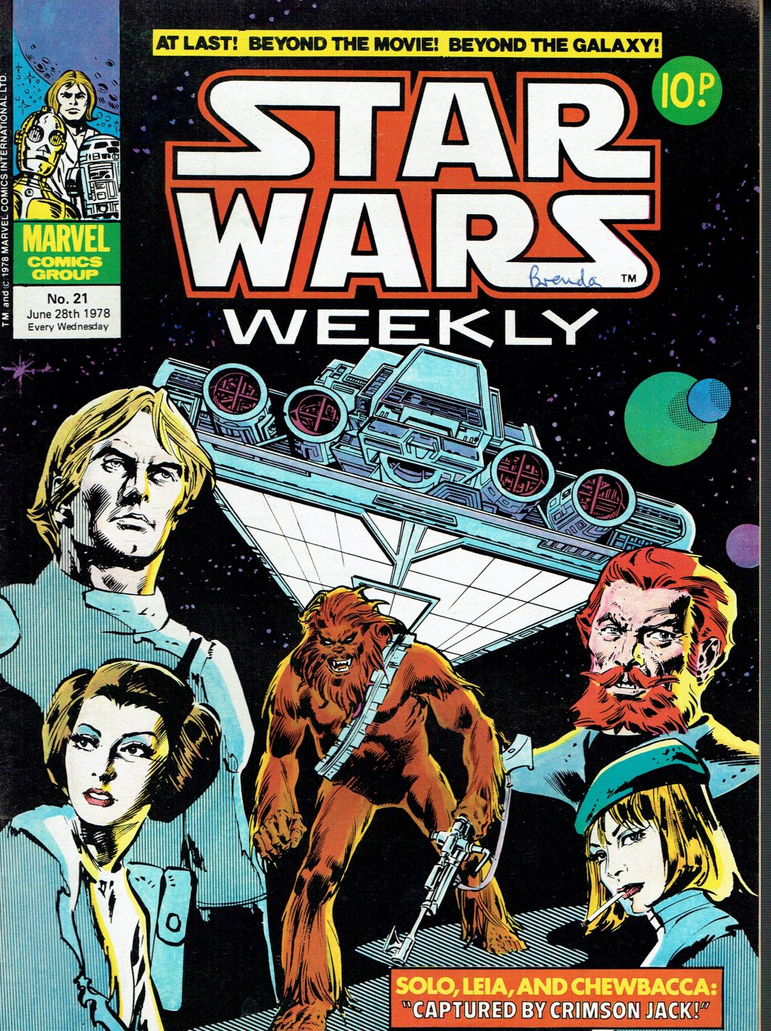 Star Wars Weekly UK MARVEL COMIC NO 21 JULY 28TH 1978 Vintage to Modern ...