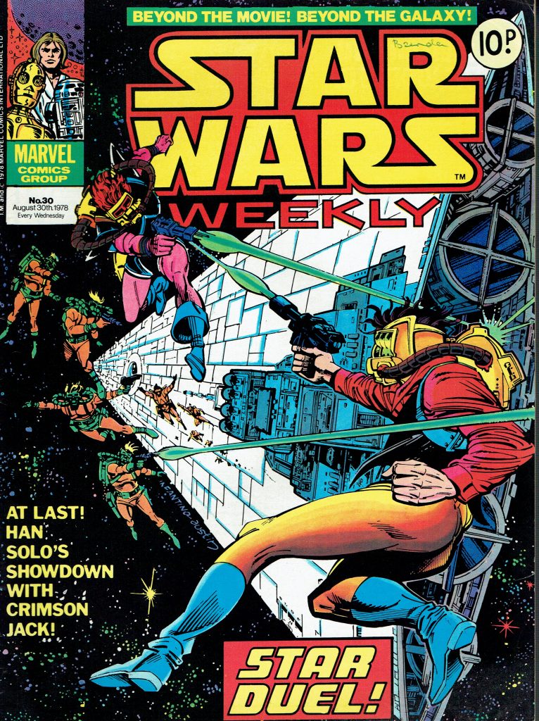 Star Wars Weekly UK MARVEL COMIC NO 30 AUGUST 30TH 1978 Vintage to ...