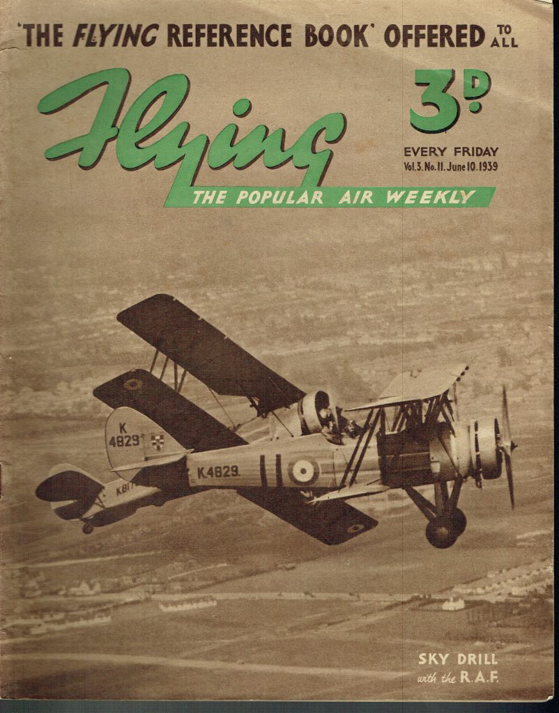 FLYING UK MAGAZINE VOL 3 NO 11 JUNE 10TH 1939 Vintage And Modern ...