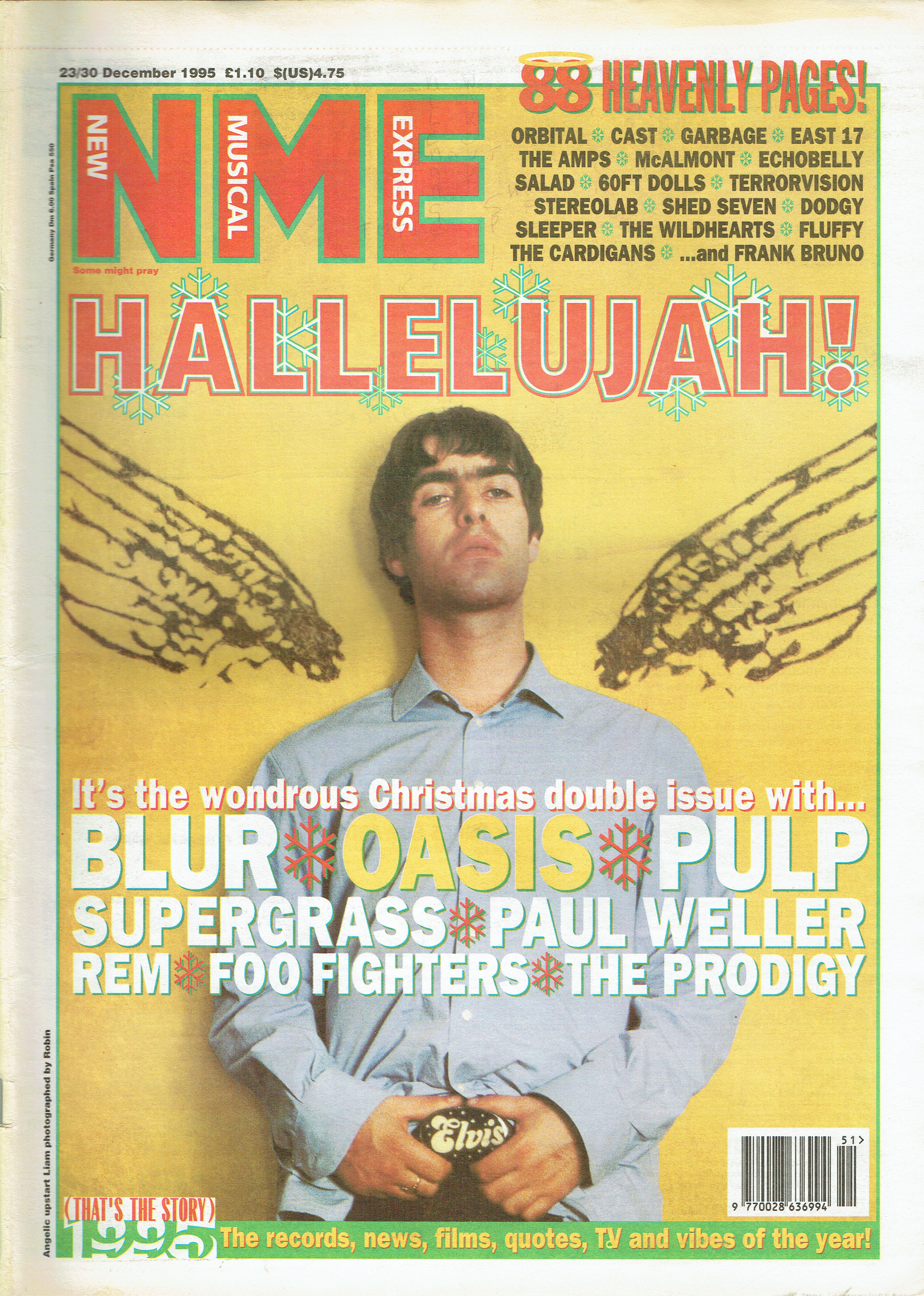 N M E Uk Music Paper 23rd 30th December 1995 Oasis Vintage And Modern Magazines And Comics Vintage Magazines